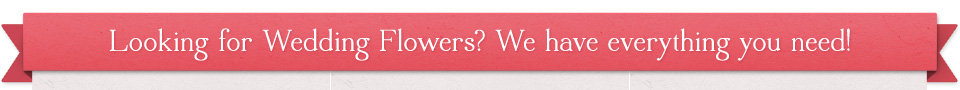 Save on silk wedding flowers and fresh flower packages